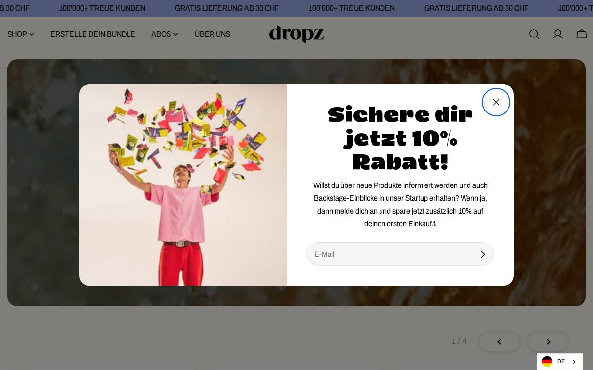 Dropz website preview