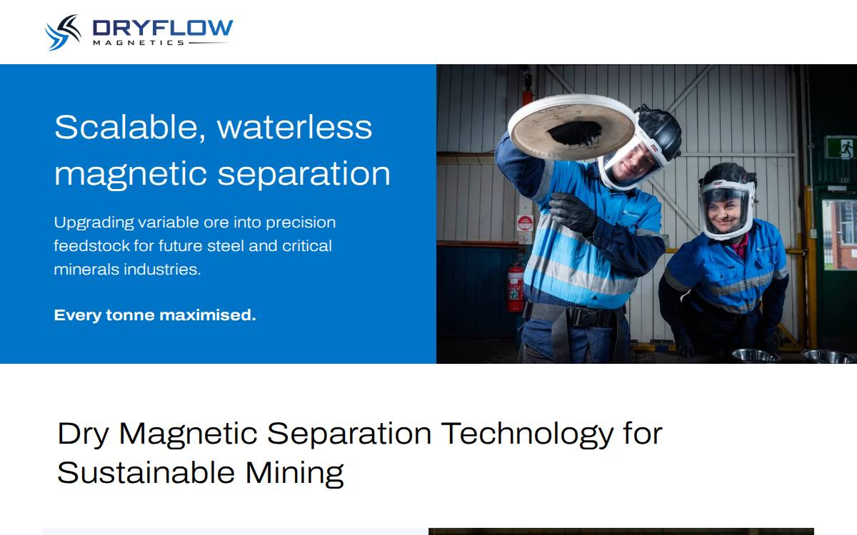 Dryflowmag website preview