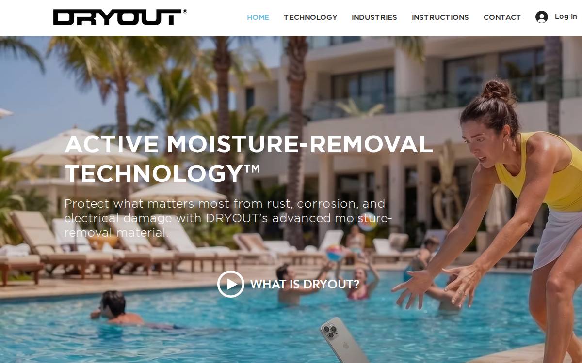 Dryout website preview