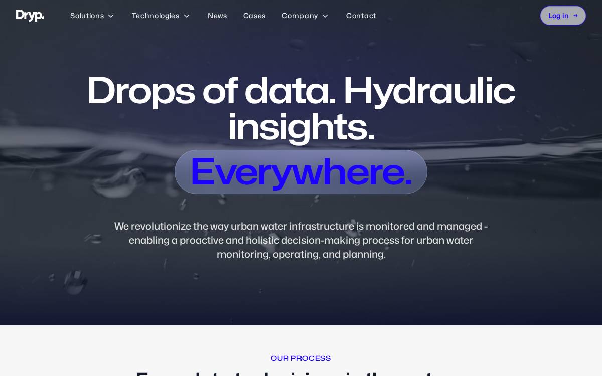 Dryp website preview