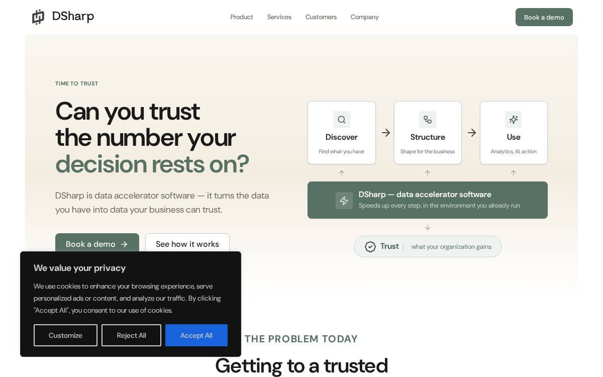 Dsharp website preview