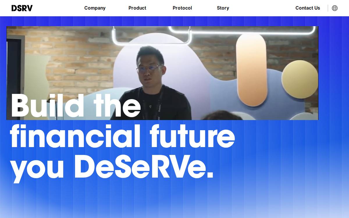 Dsrvlabs website preview