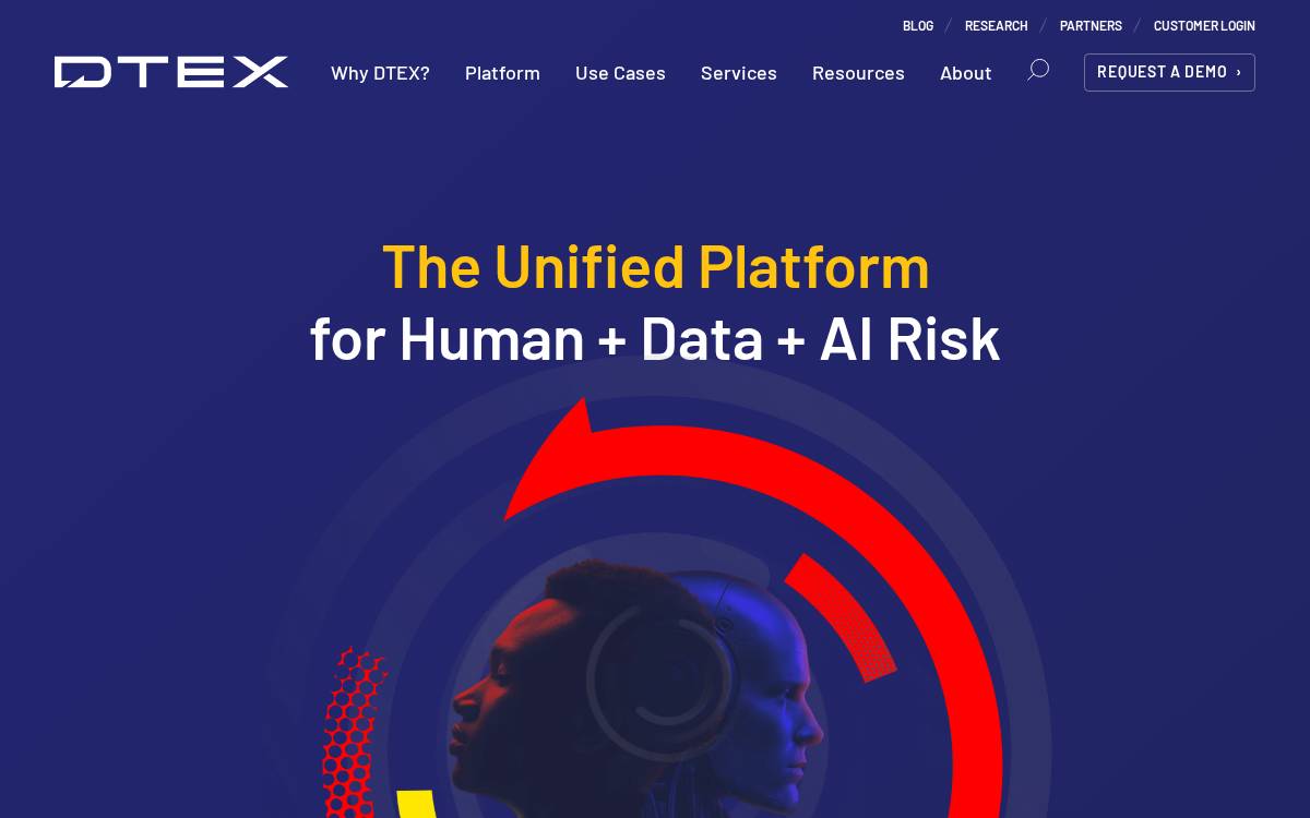 DTEX website preview