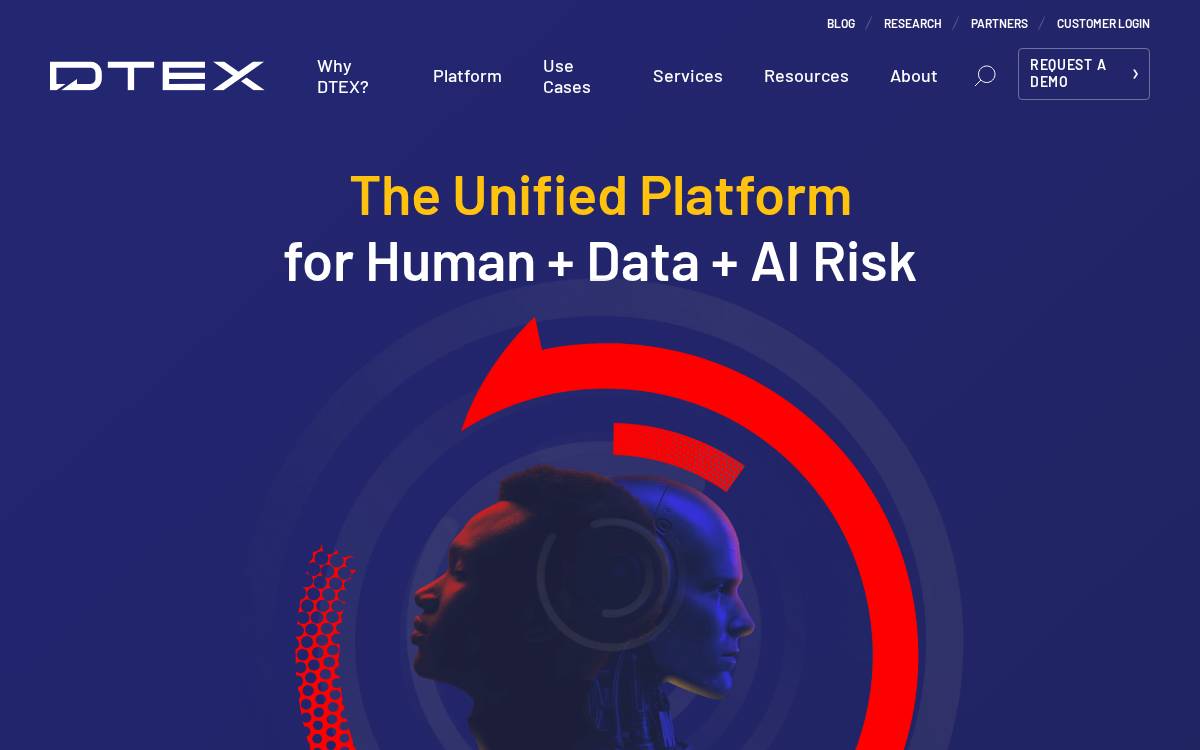 DTEX website preview