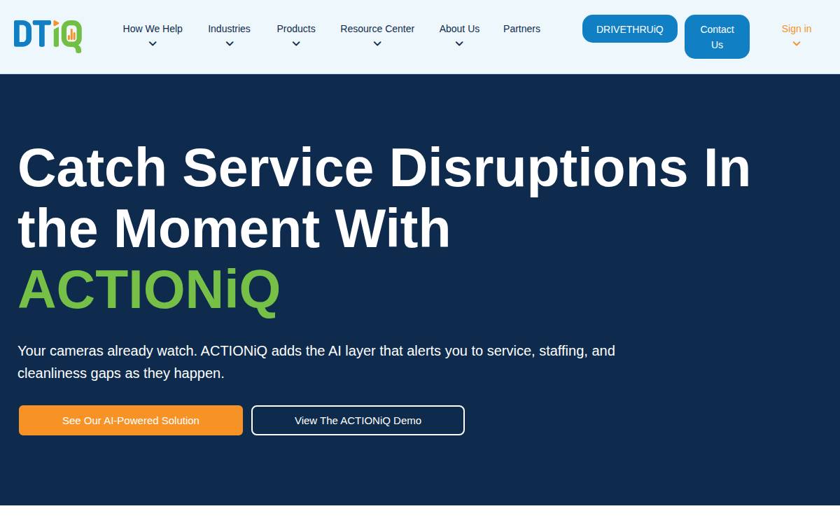 DTiQ website preview