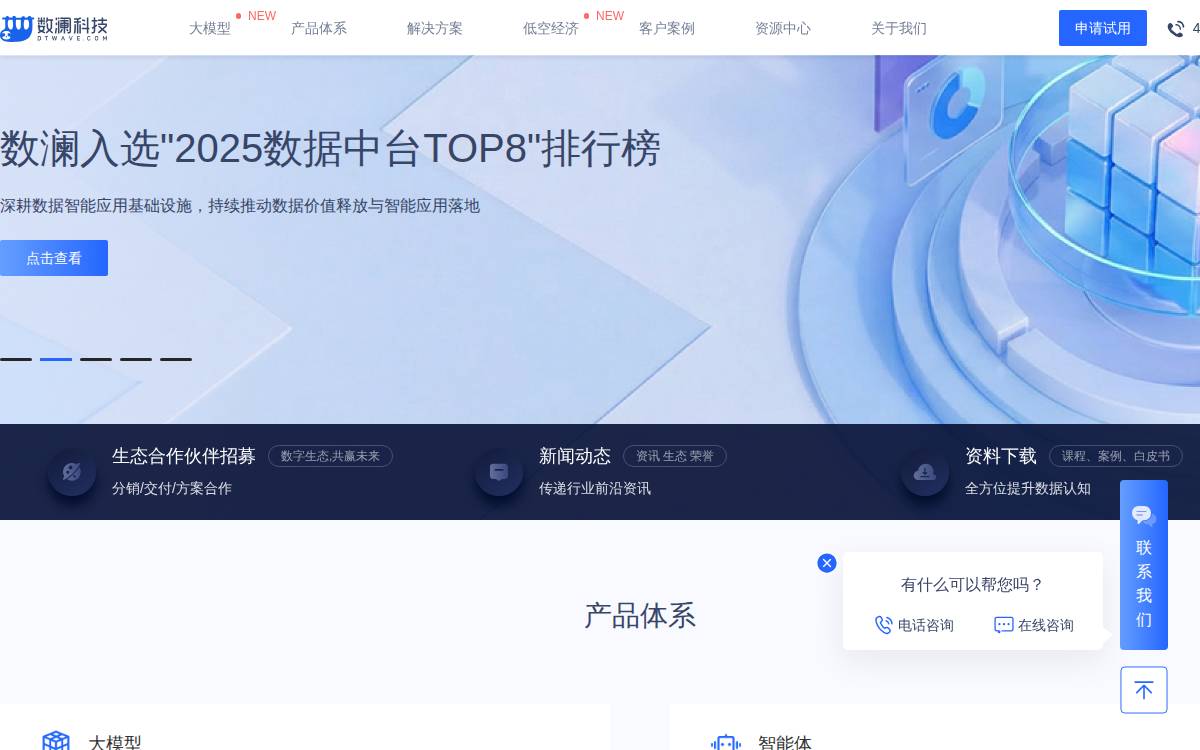 Dtwave website preview