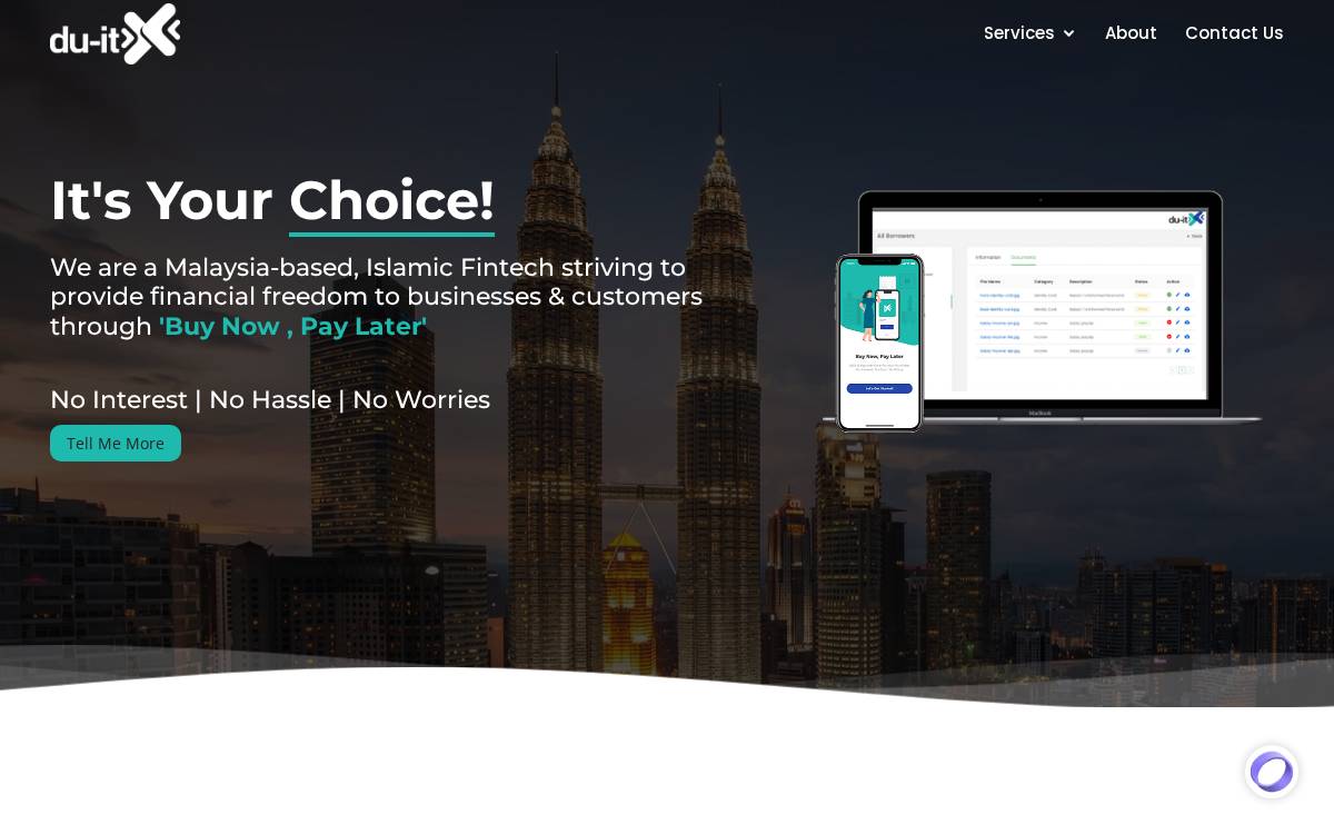 Du It website preview
