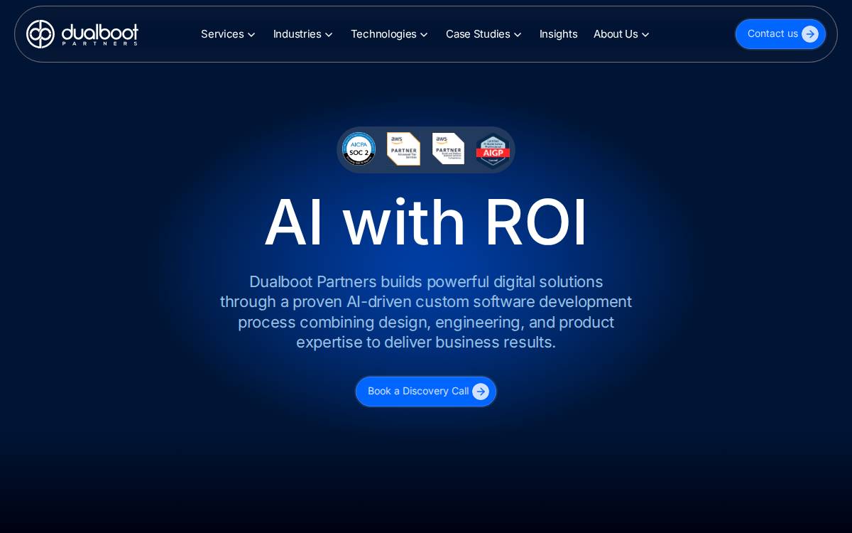 Dualboot Partners website preview