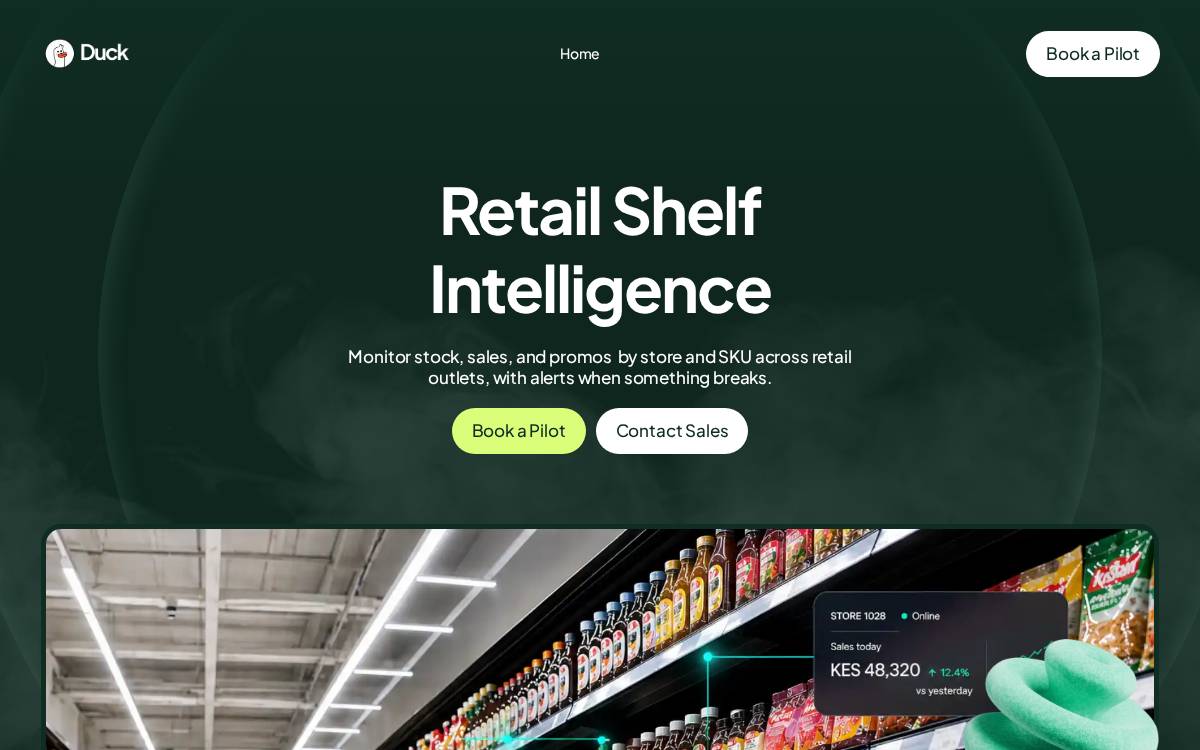 Duck website preview