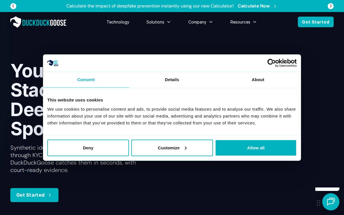 DuckDuckGoose website preview