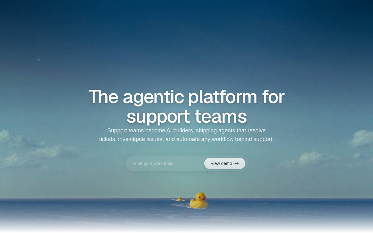Duckie website preview