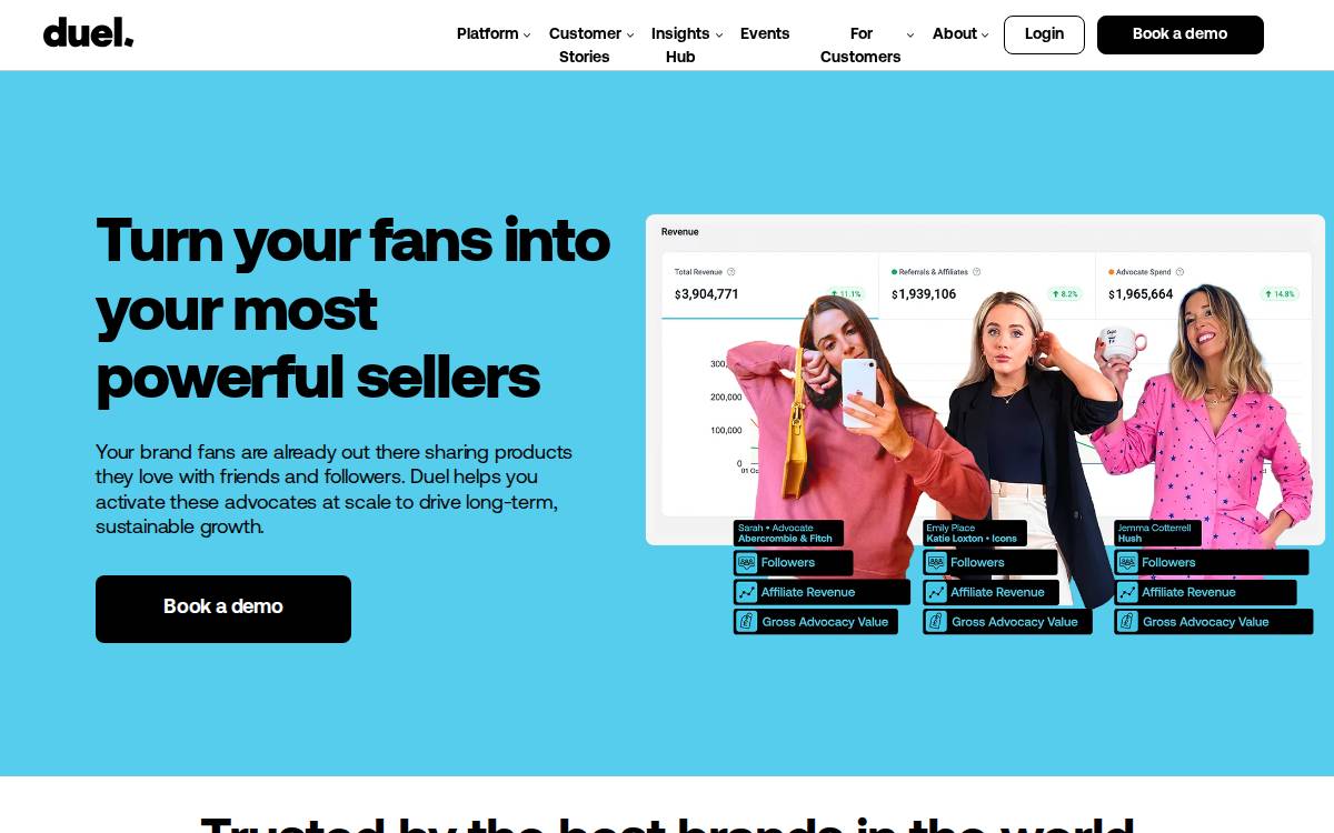 Duel website preview