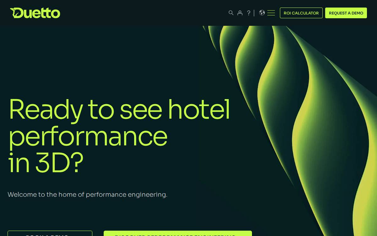 Duetto website preview