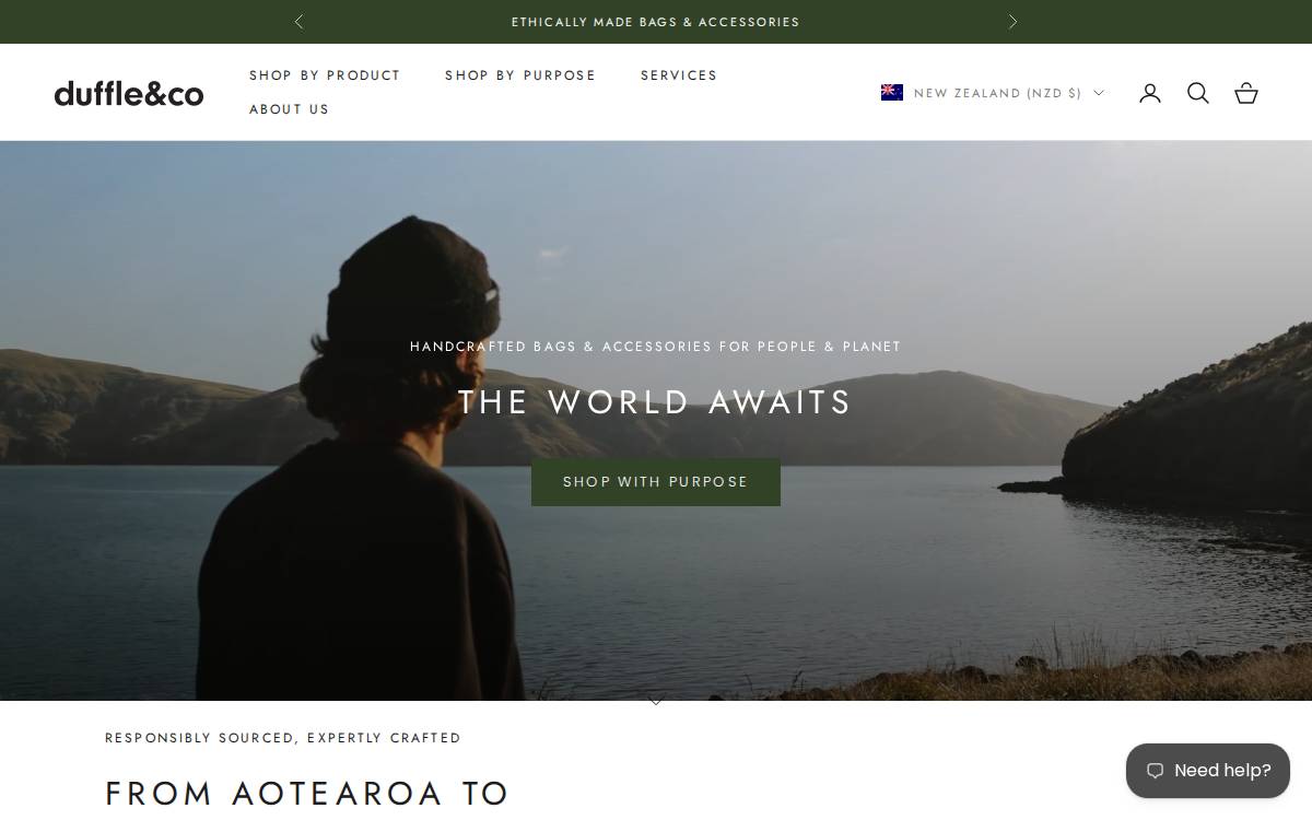 Duffle&Co website preview