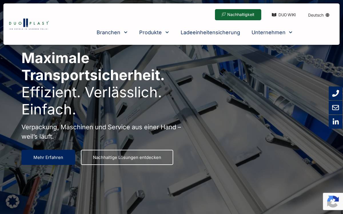DUO PLAST website preview
