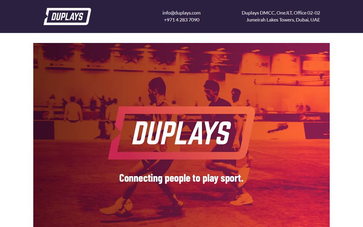 Duplays website preview