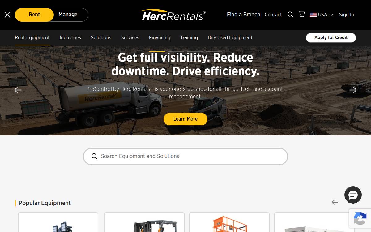 Durante Rentals website preview