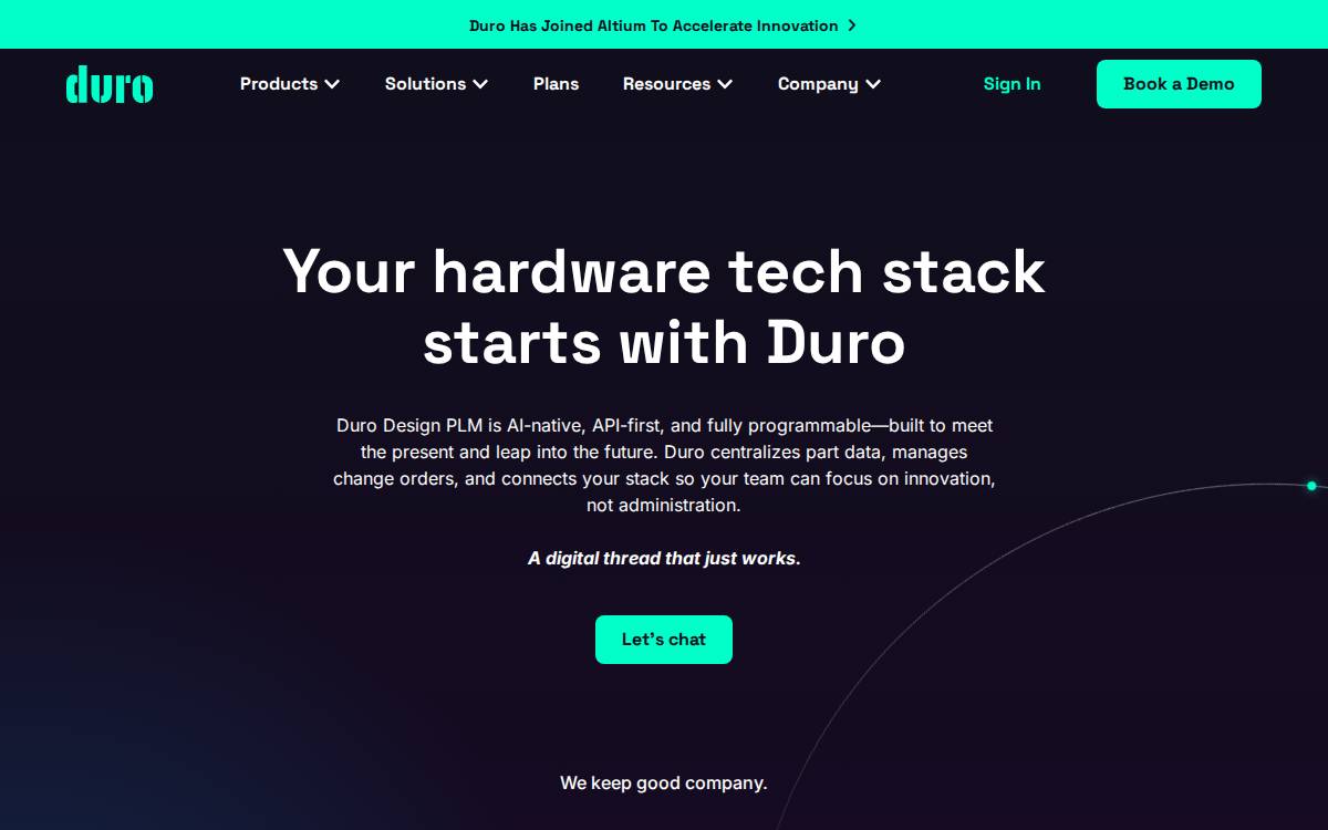 Durolabs website preview