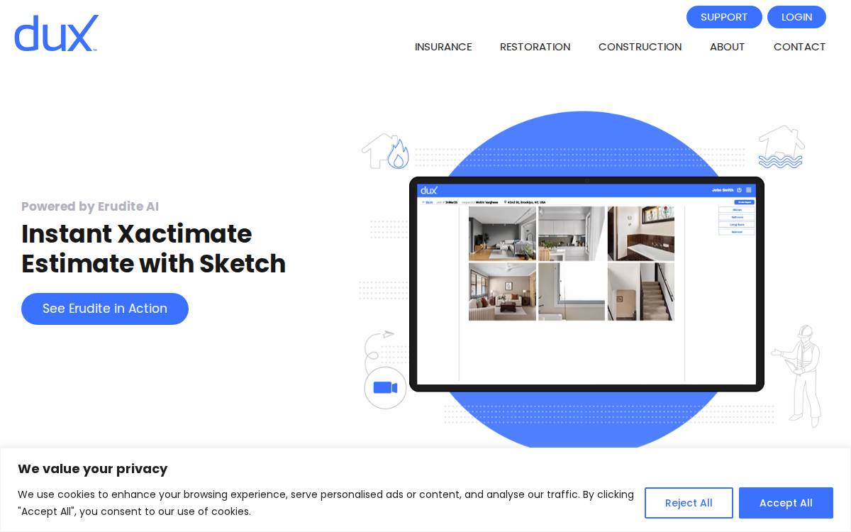 DUX Experts website preview
