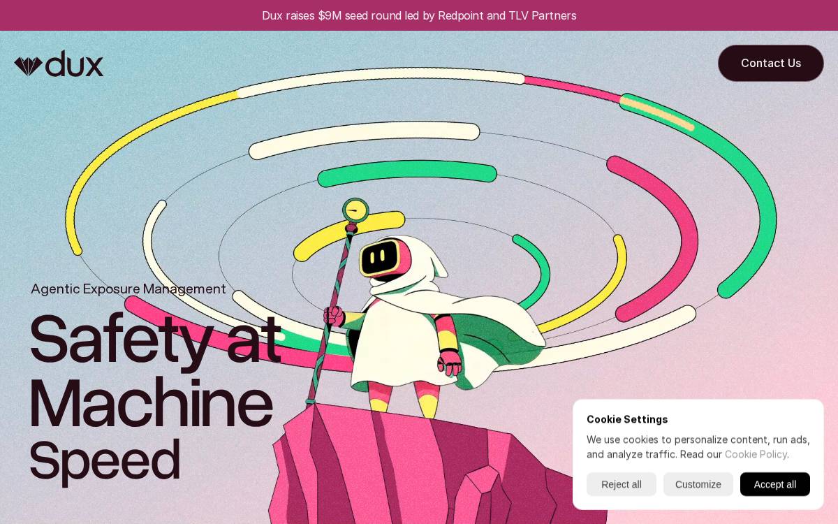Dux website preview