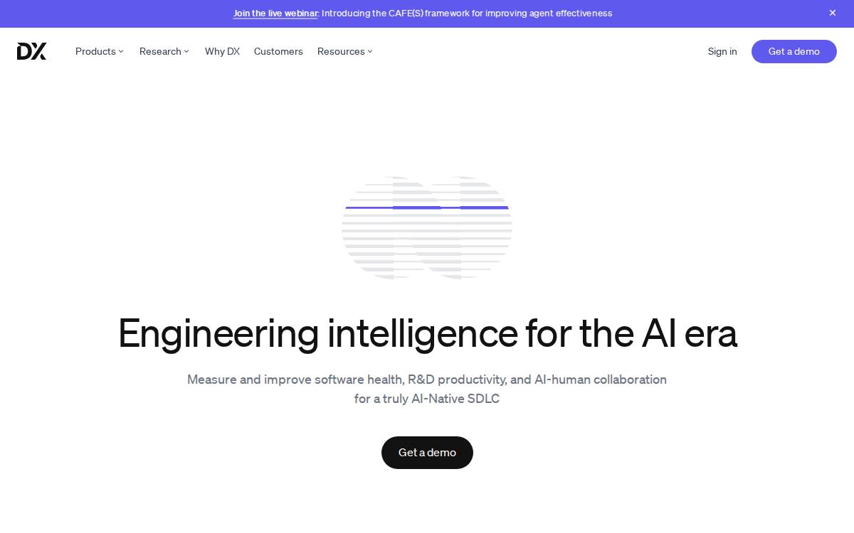 DX website preview