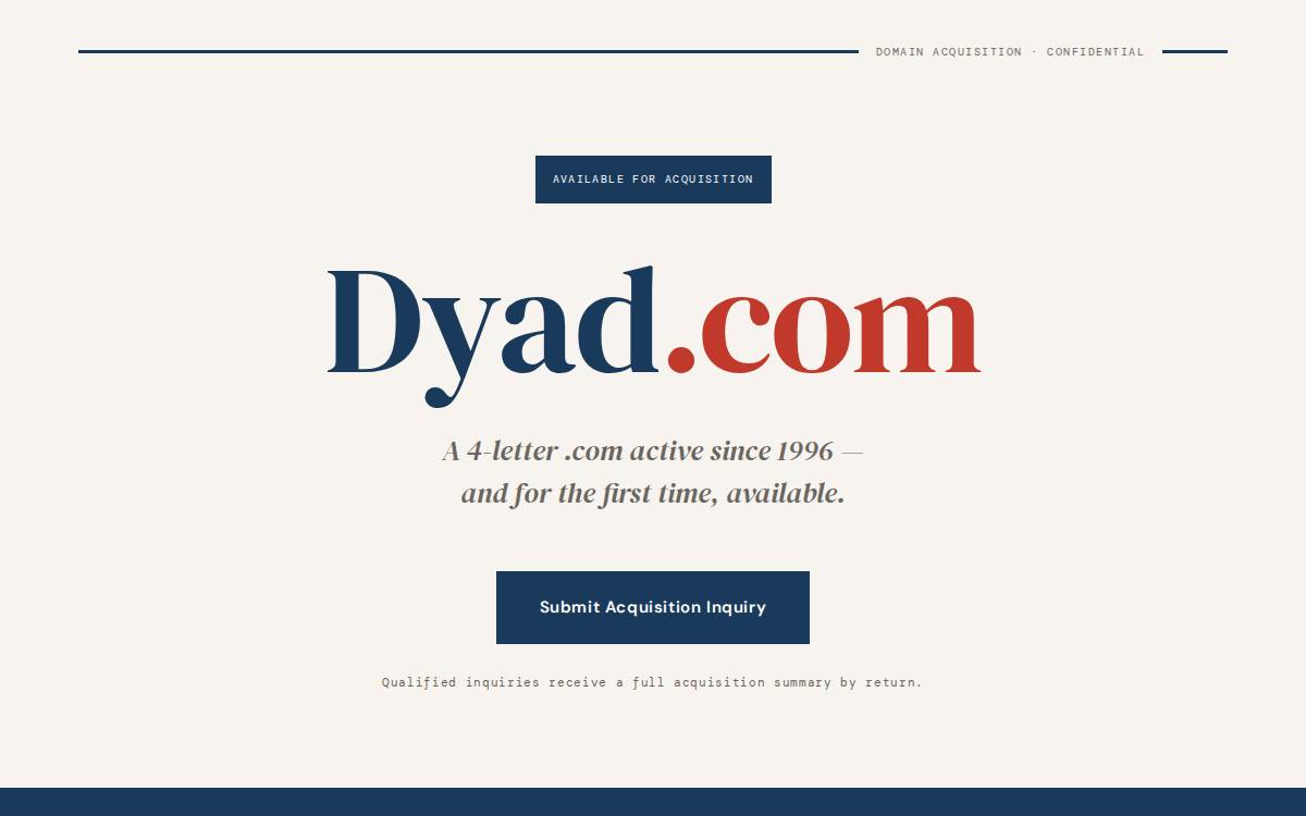 Dyad website preview