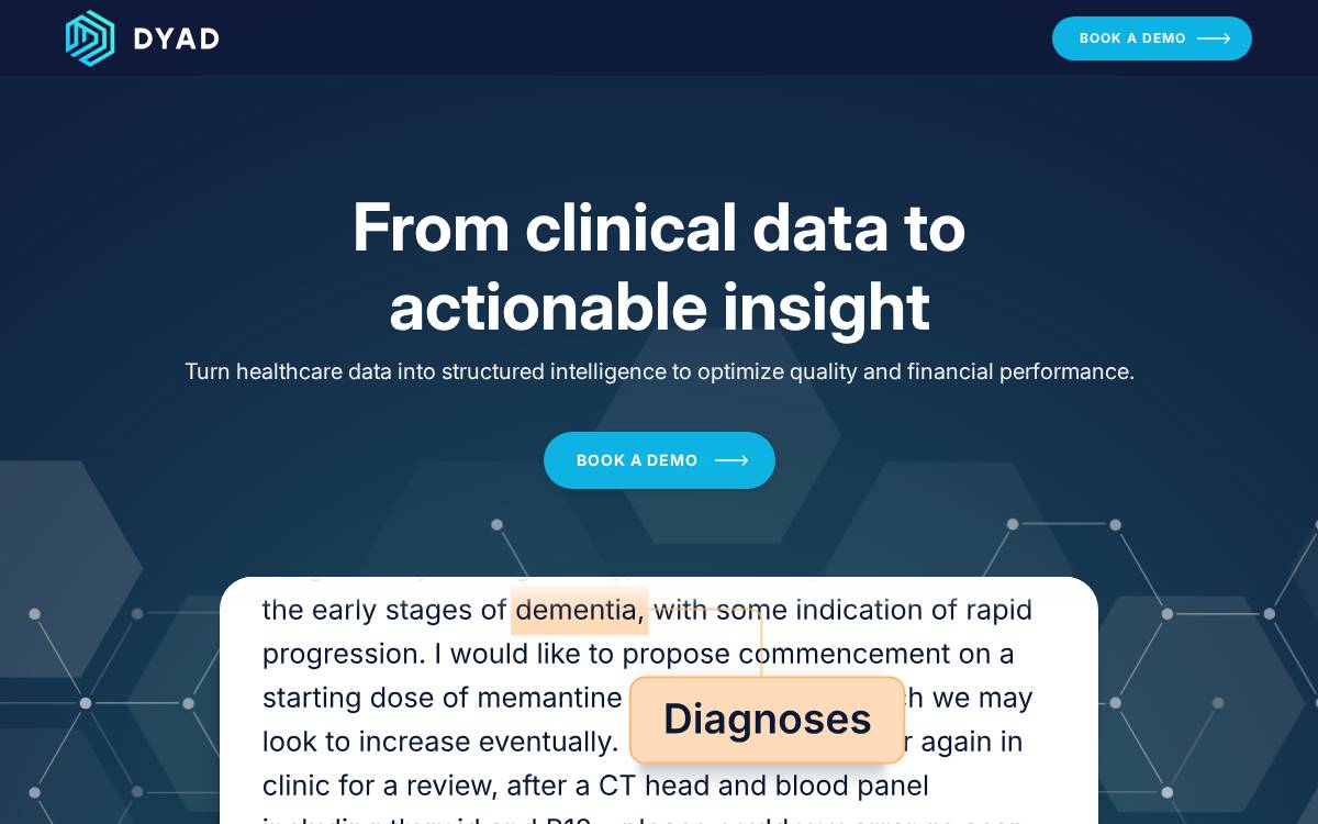 Dyad website preview