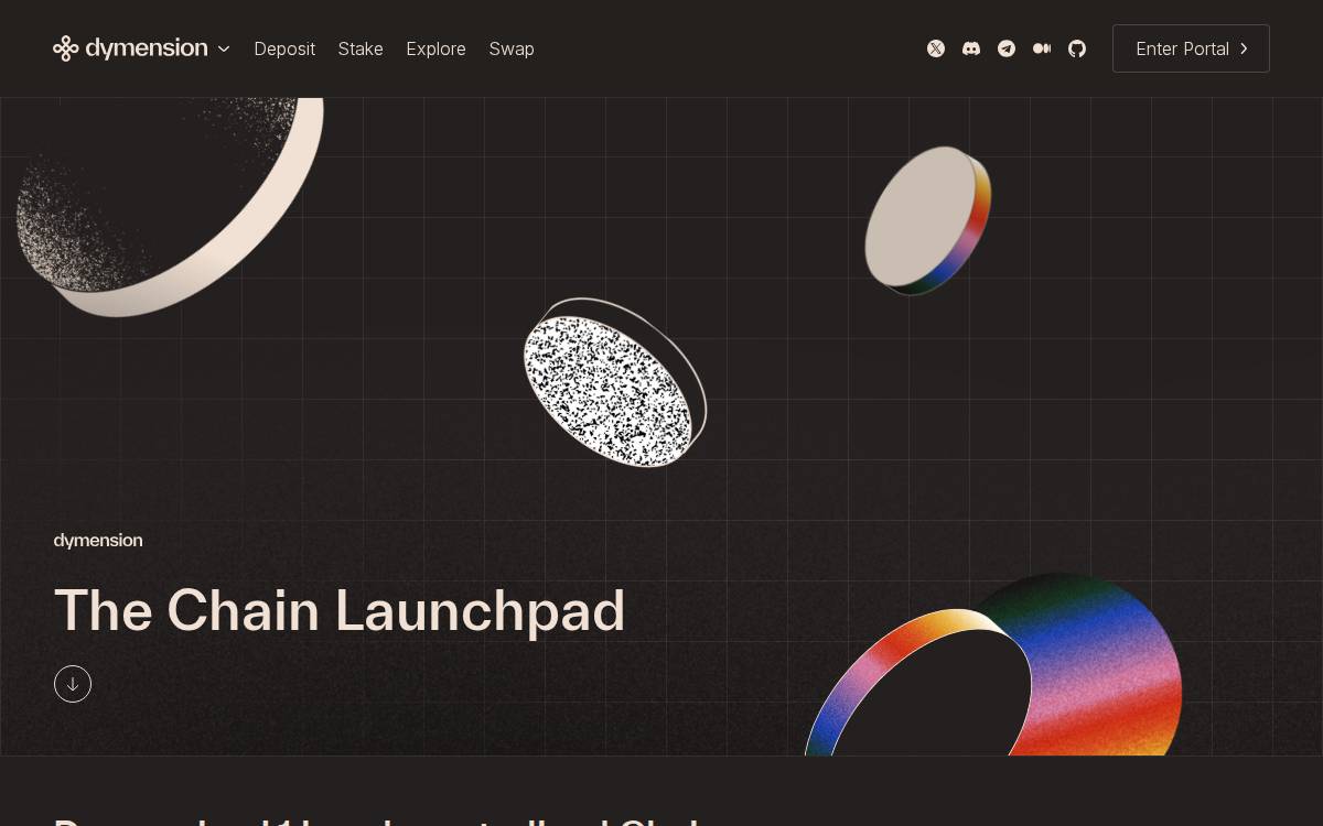 Dymension website preview