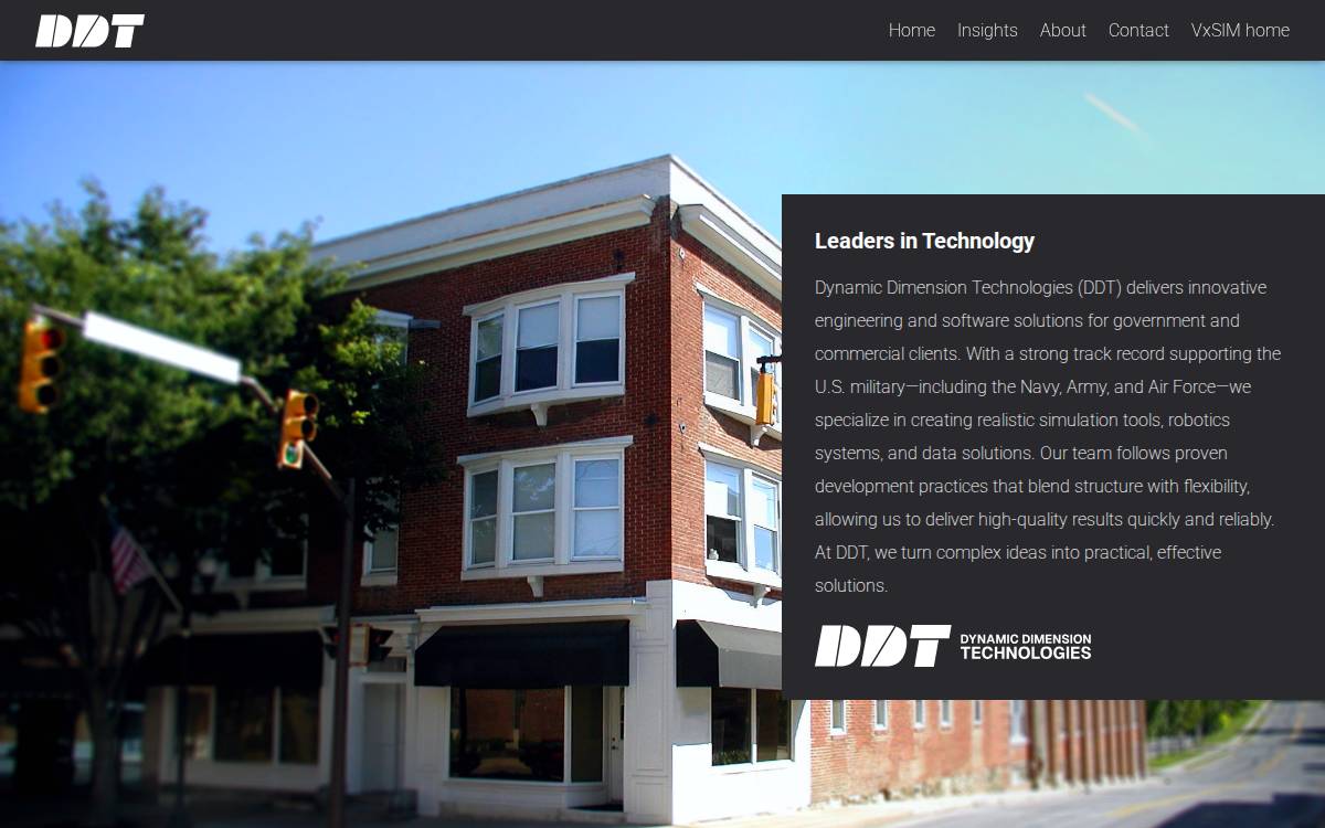 Dynamicdimensiontechnologies website preview