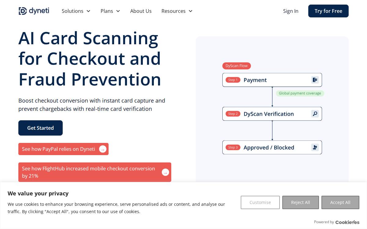 Dyneti Technologies website preview
