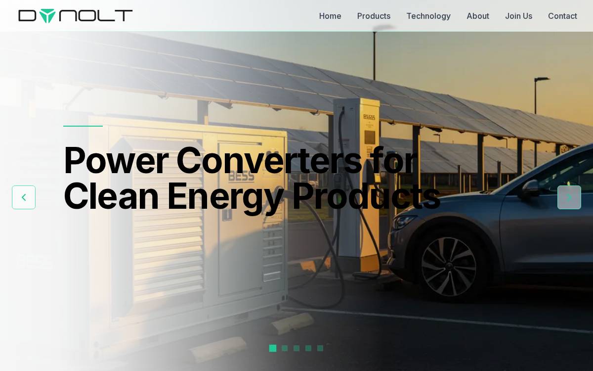 Dynolt website preview