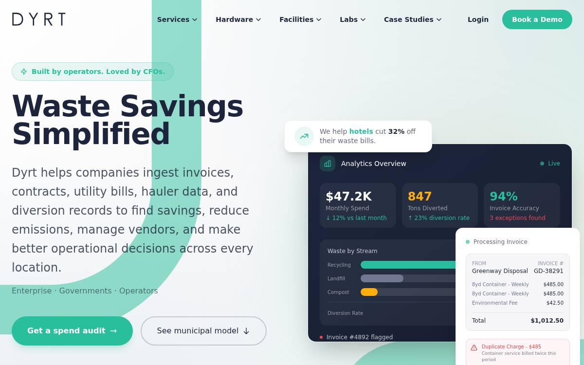Dyrt website preview