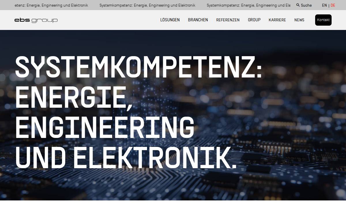 E Batterysystems website preview