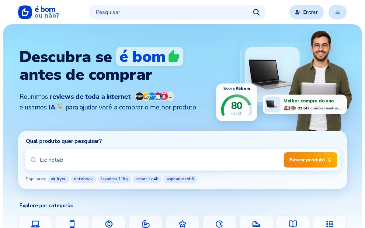É Bom ou Não website preview