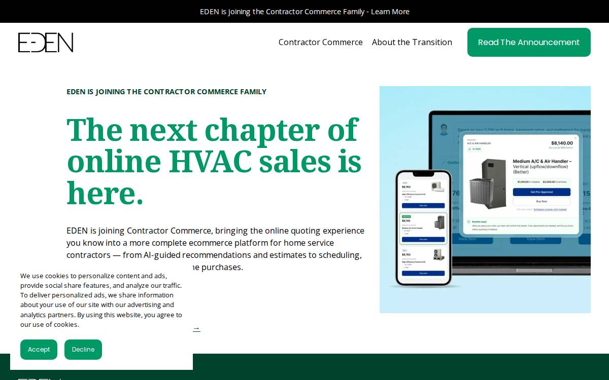 E Denhomes website preview