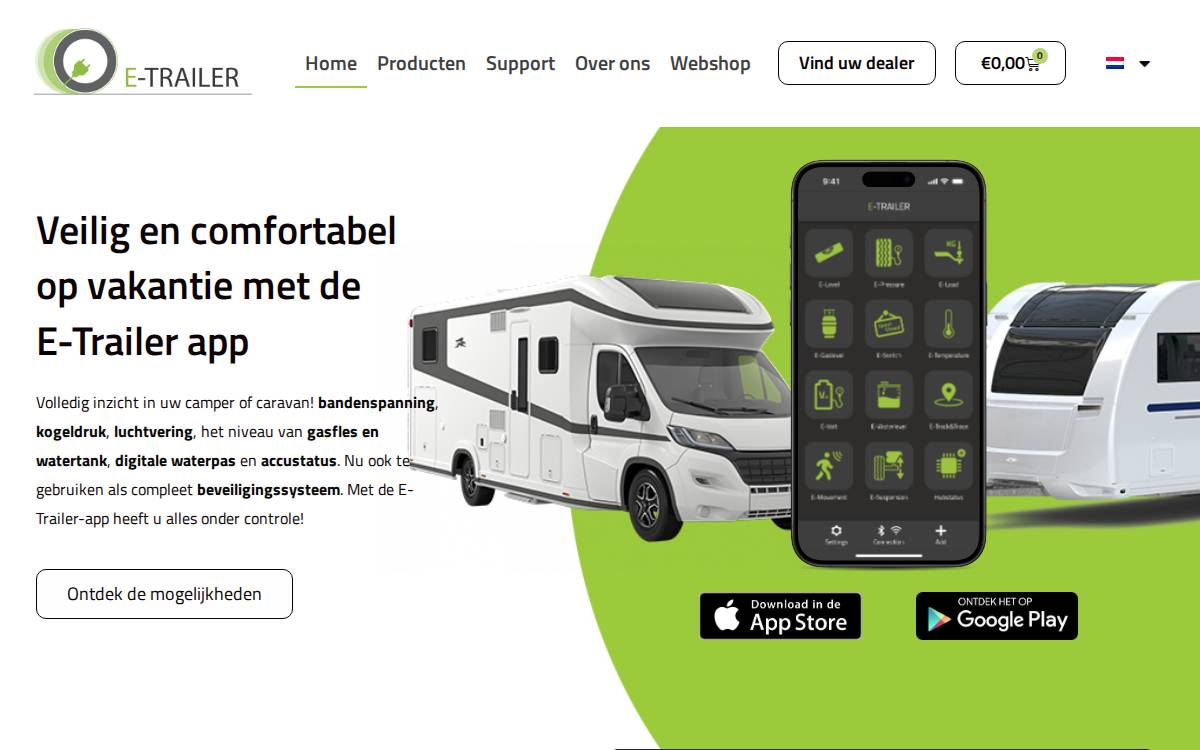 E-Trailer website preview