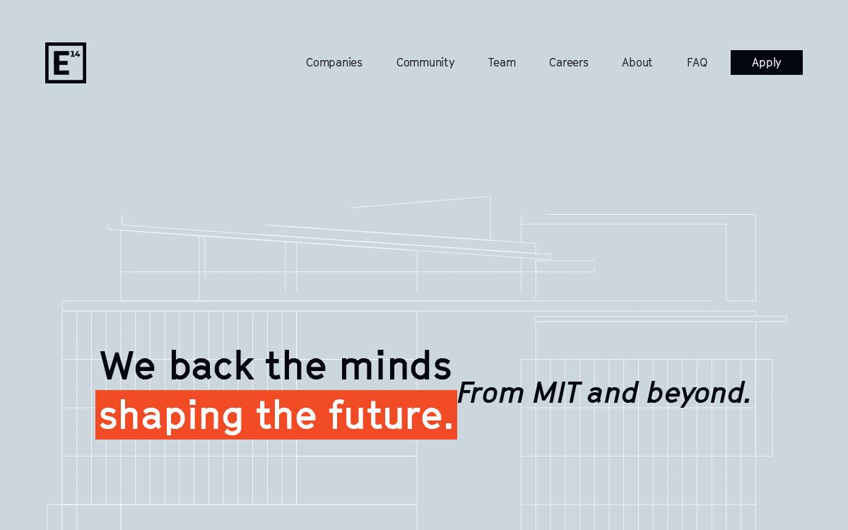 E14Fund website preview