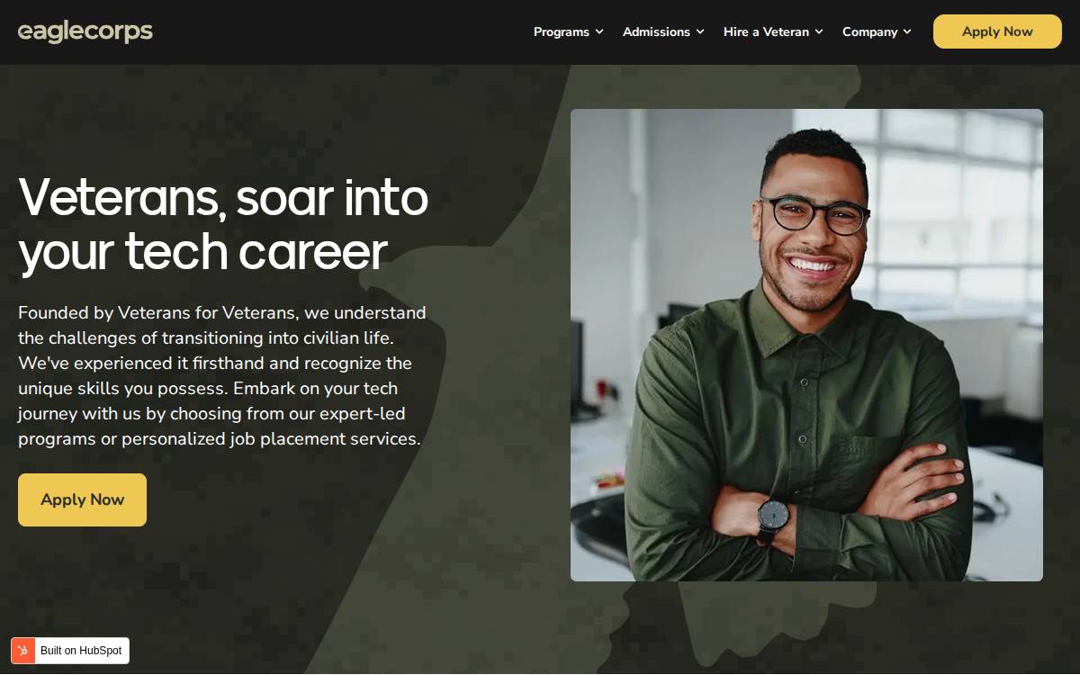 EagleCorps website preview