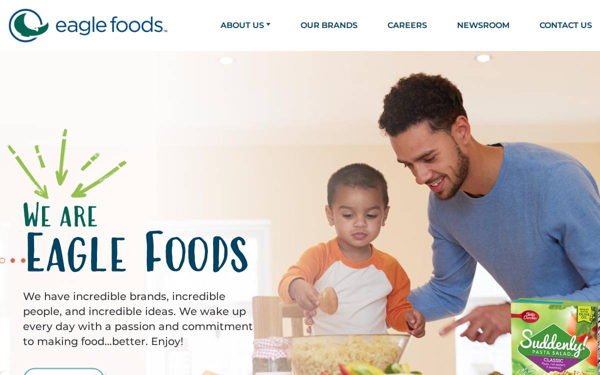 Eagle Foods website preview