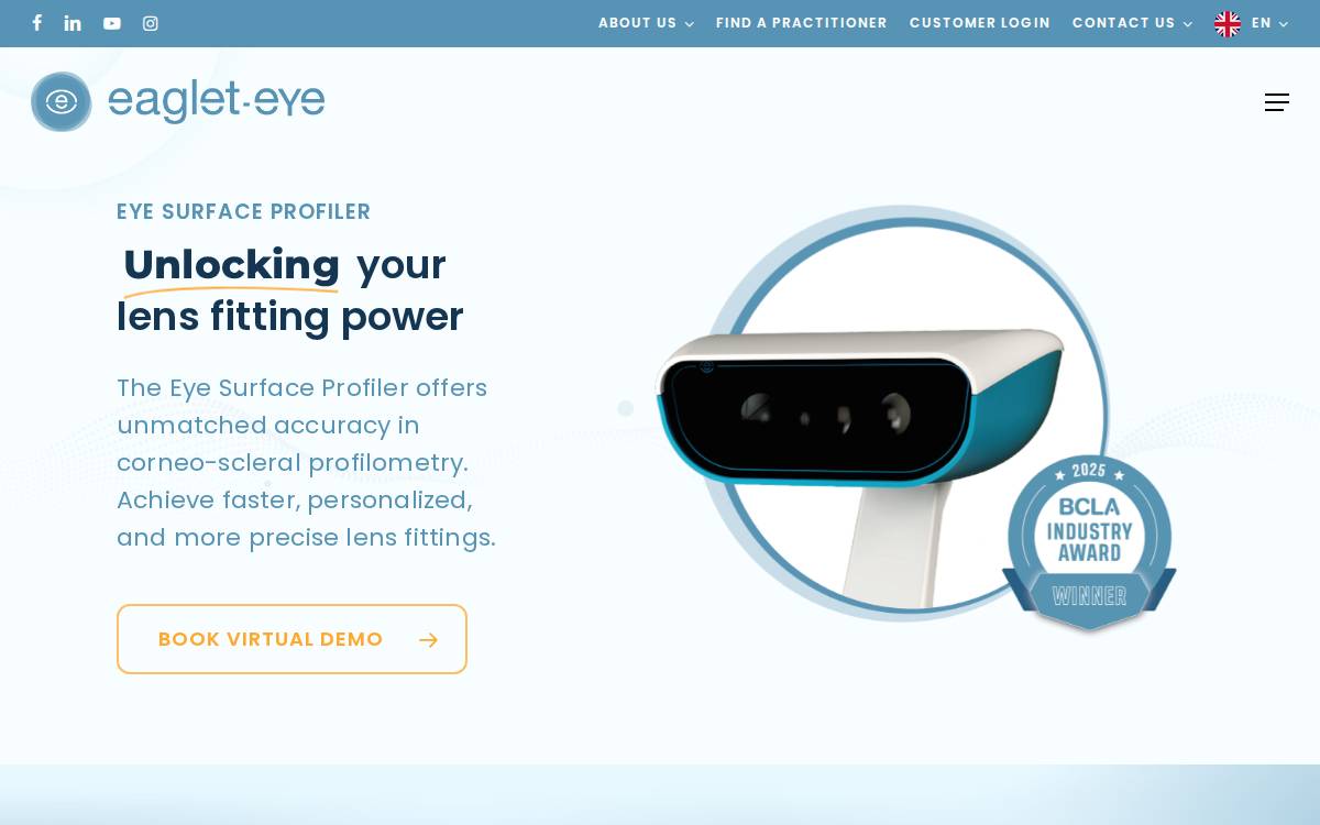 Eaglet Eye website preview