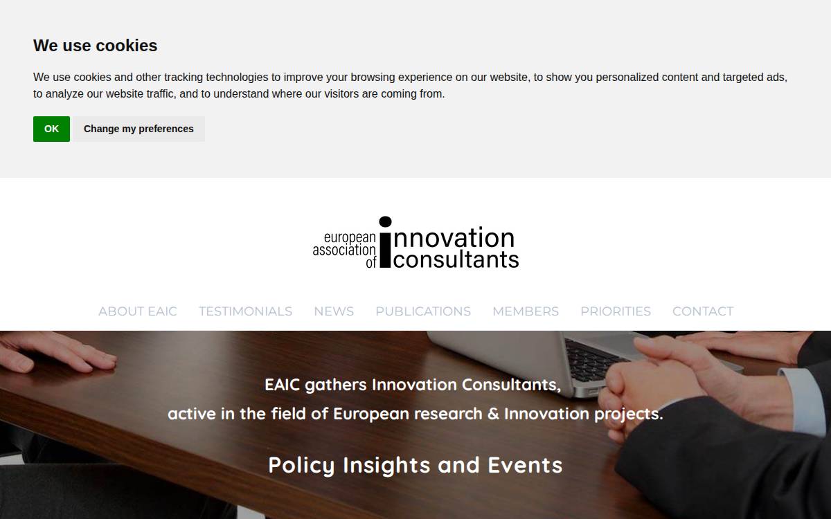 Eaic website preview