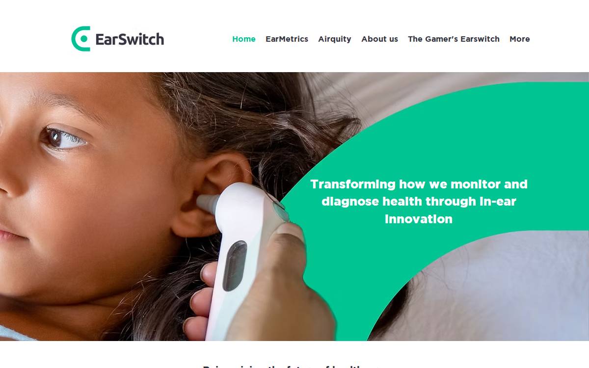 Earswitch website preview