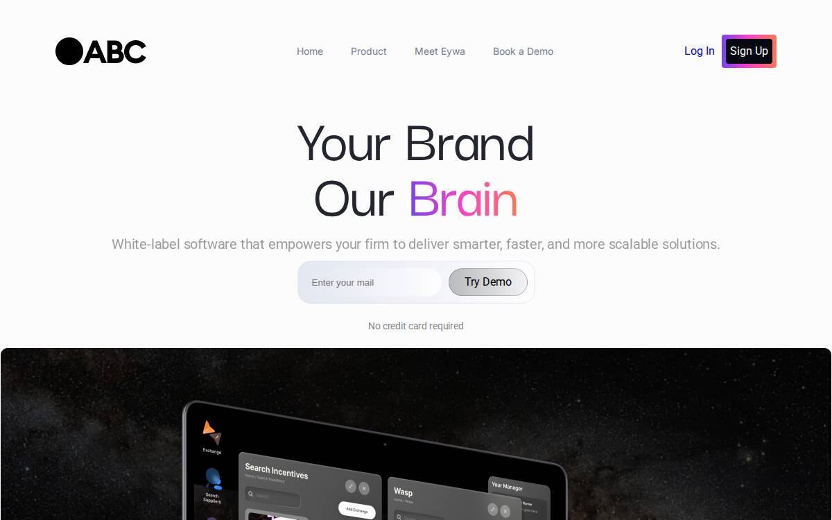 EarthABC website preview