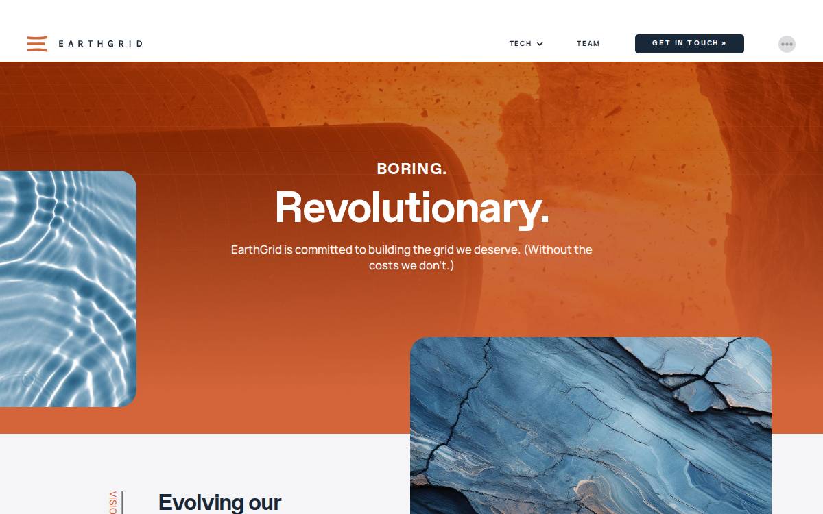 EarthGrid™ website preview