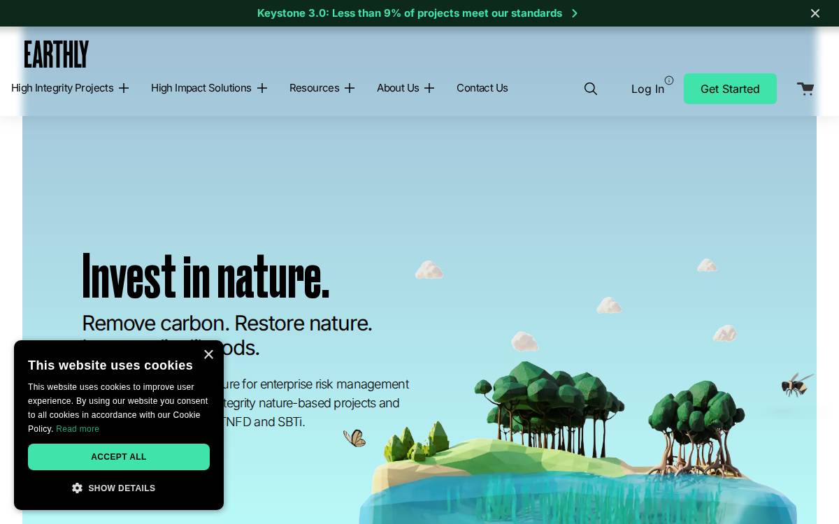 Earthly website preview