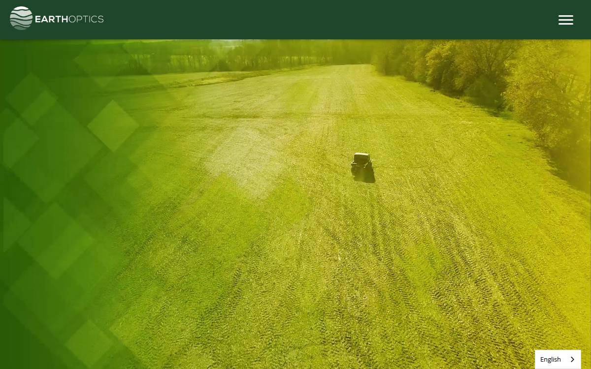 Earth Optics website preview