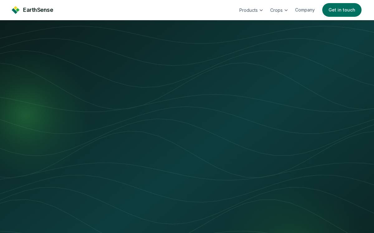 EarthSense website preview