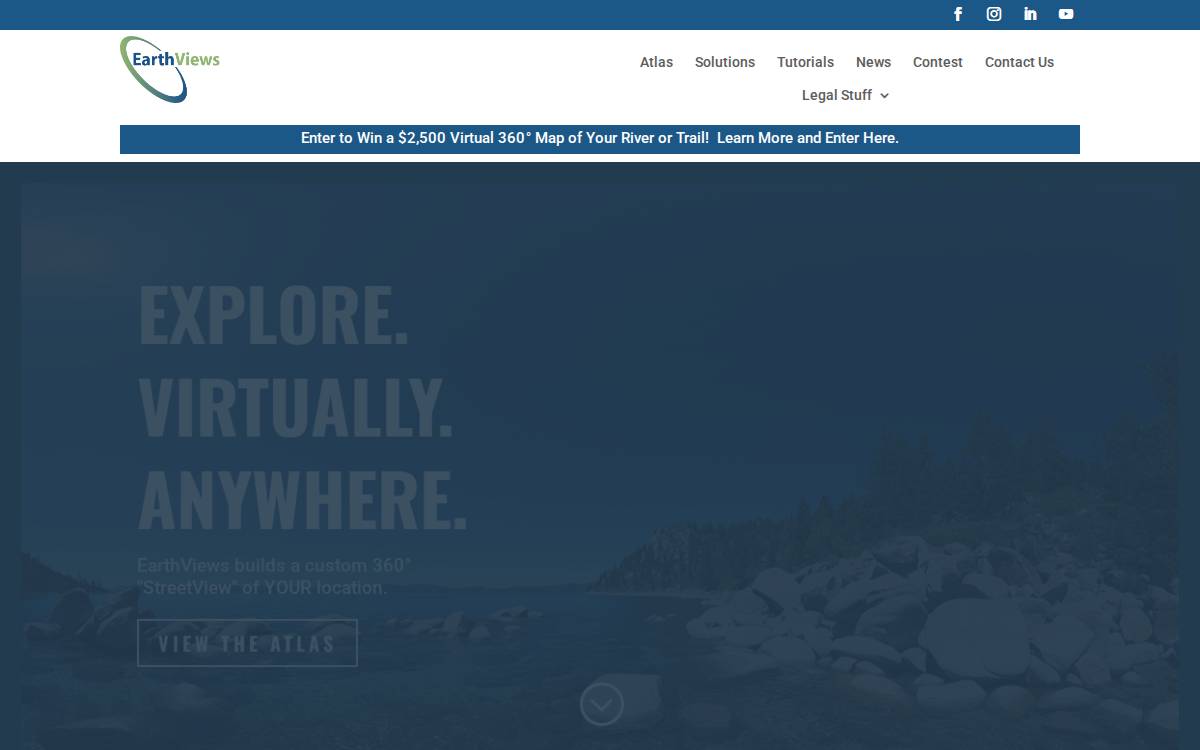 Earthviews website preview