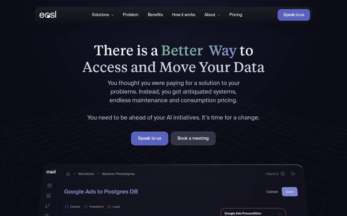 Easl Tech website preview