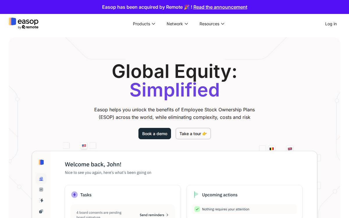 Easop website preview